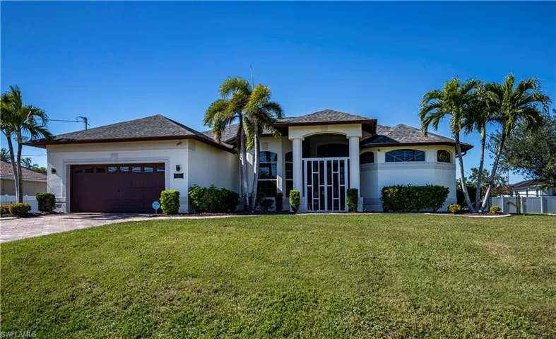 Impressive Façade, double screen door entry and Beautiful Mature Landscaping