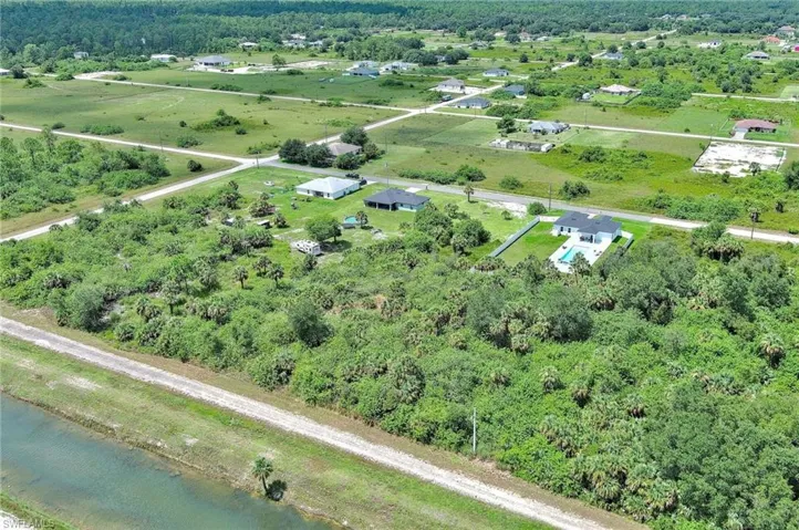 Aerial view of property and surrounding area