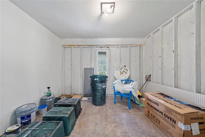 View of storage area