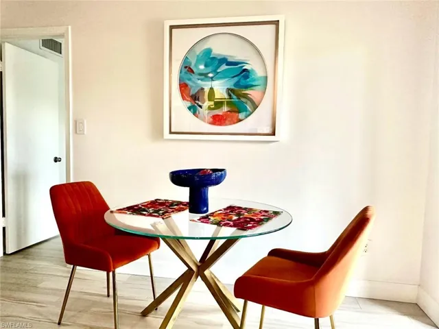Dining room area