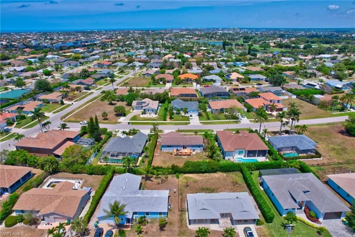 Bird's eye view featuring a residential view