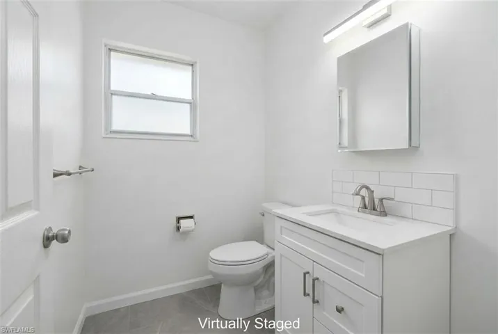 Virtually redone in white