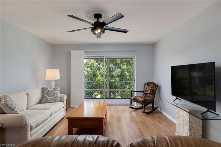 Main entertainment area with screened patio
