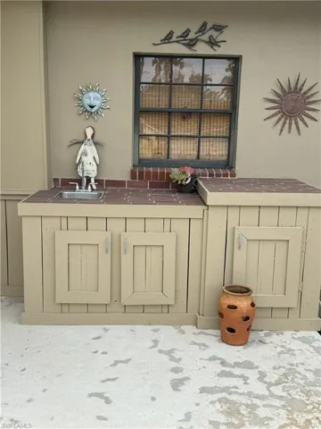 Room details with sink