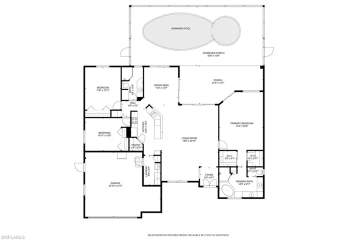 View of floor plan / room layout