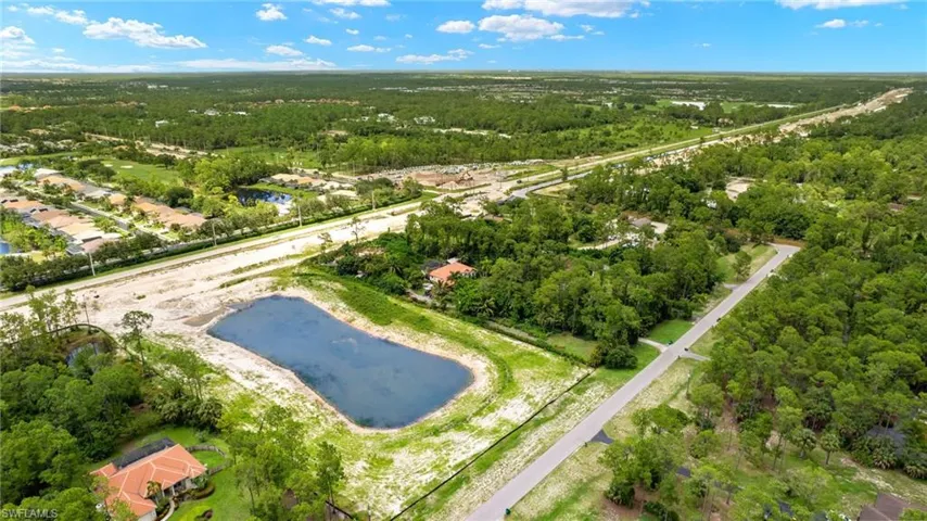 New county walking trail around a lake close by.