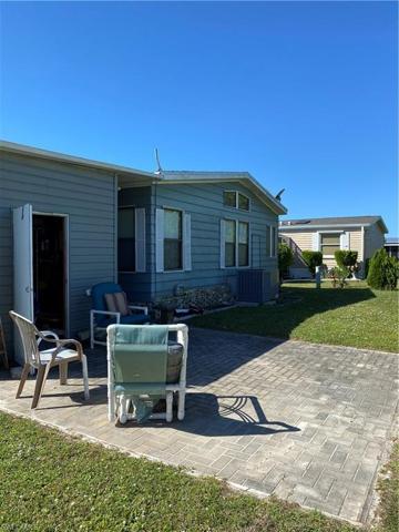 Back patio area off storage room