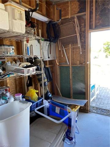 Storage room off of Laundry room leads to outdoor patio