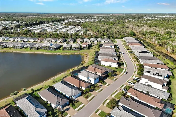 Aerial view of property location