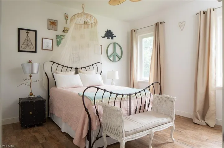 Bedroom featuring hardwood / wood-style floors