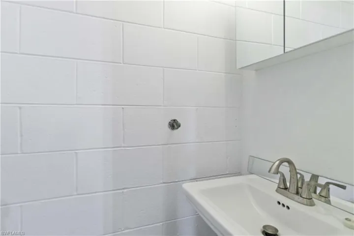 Bathroom featuring a sink