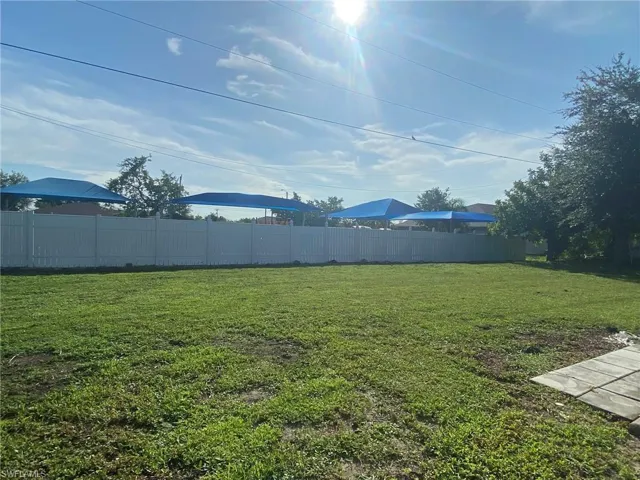 Rear yard