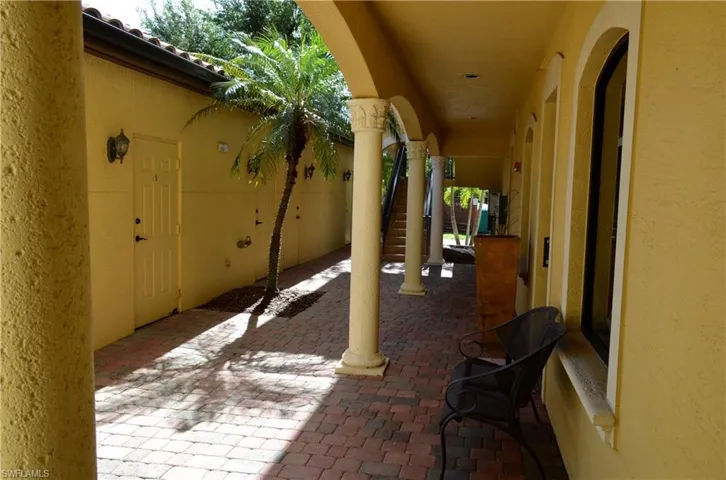 View of patio