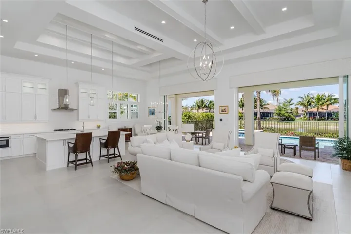 Open floor plan Living Room and Kitchen