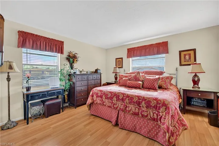 Bedroom featuring light wood-style floors