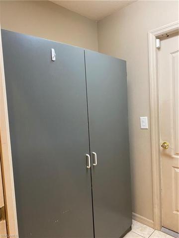 Extra storage in the laundry room