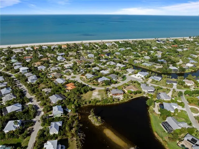 Coastal residential community featuring a prominent body of water