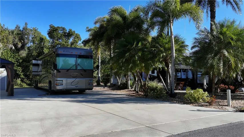 View of parking with driveway