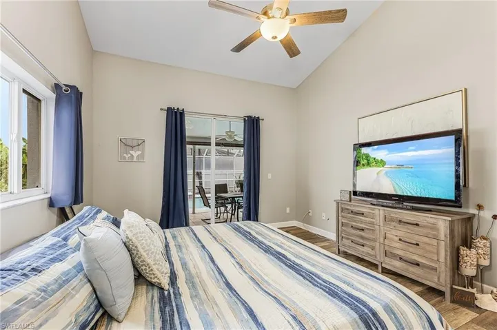Primary Bedroom, access to pool