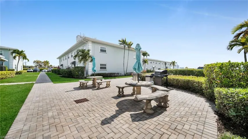 View of patio featuring grilling area