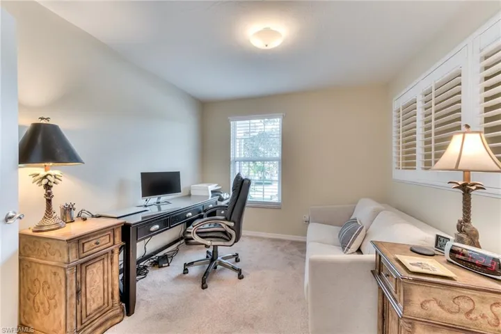 View of carpeted office