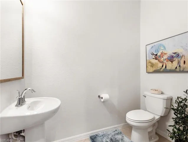 1st floor half bath