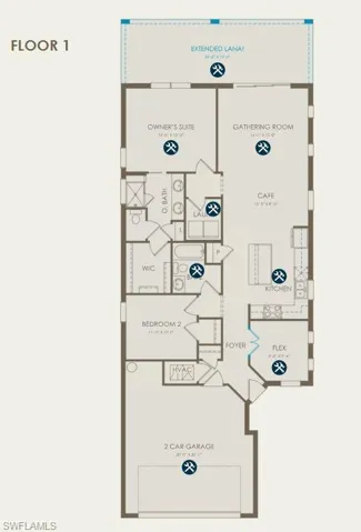 Floorplan with structural options