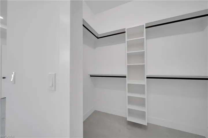 View of spacious closet