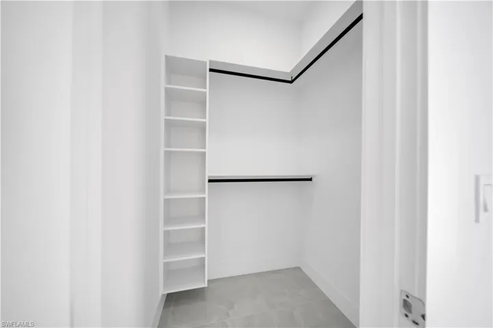View of spacious closet