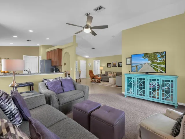 Family room open to Kitchen/Living Room