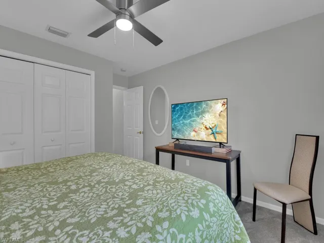 Guest Room with king bed and TV