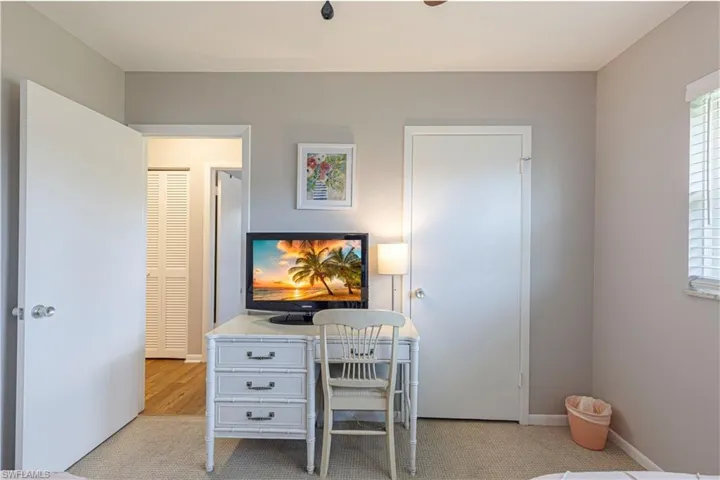 View of carpeted office