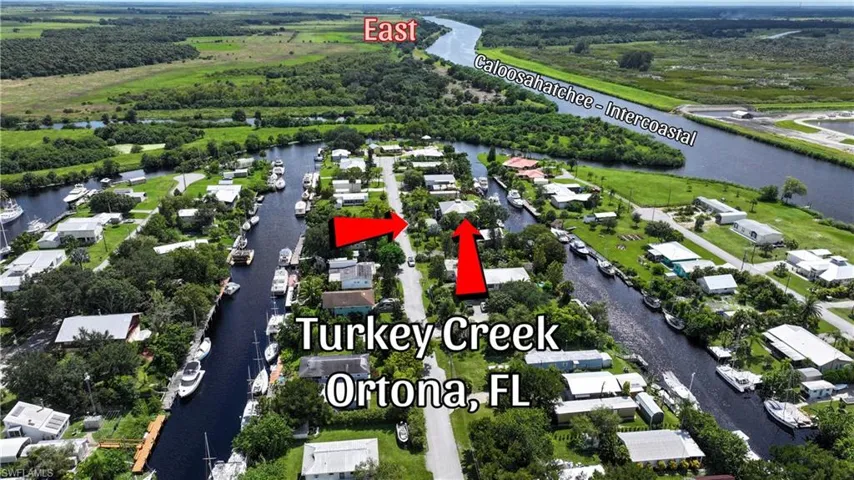1102 Dolphin Lane, Moore Haven, FL  33471 in Turkey Creek (Ortona) on the Intercoastal