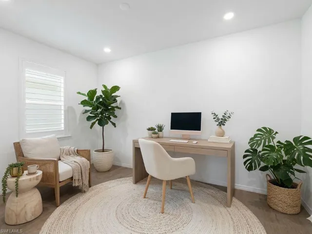 Office/Den Virtually Staged