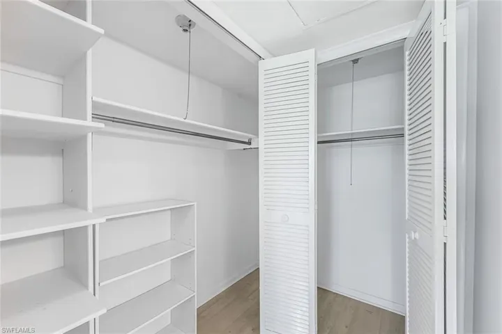 View of closet