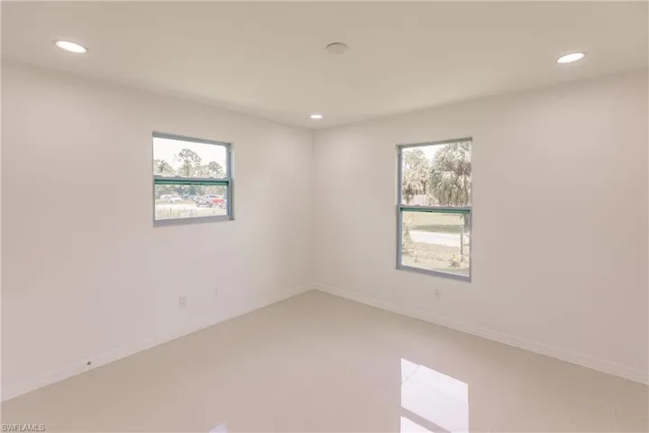 View of tiled empty room