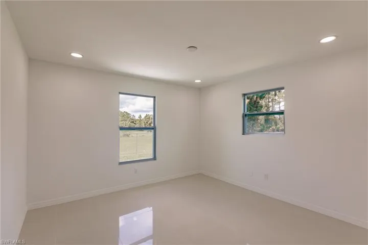 View of tiled empty room