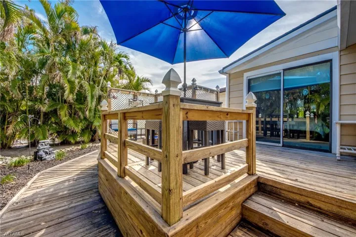 View of deck