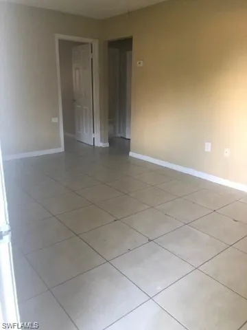 View of tiled empty room