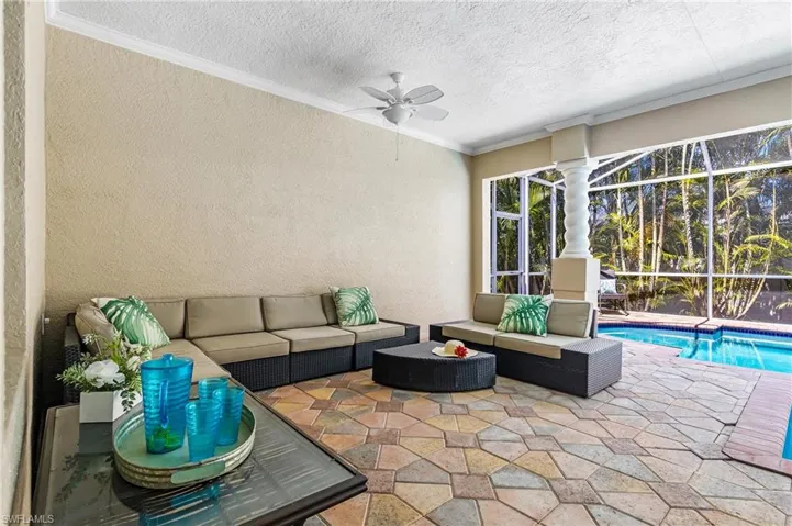 View of patio seating area