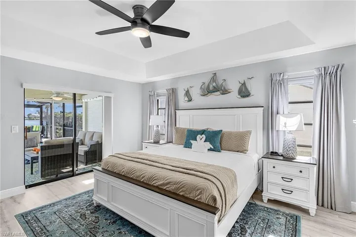 Primary Bedroom with King size bed