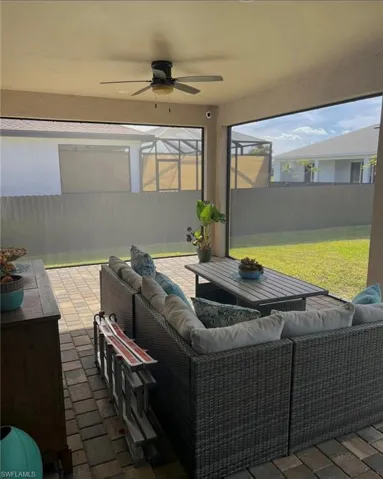 New lanai aluminum and super screen with minimal obstruction for better views.