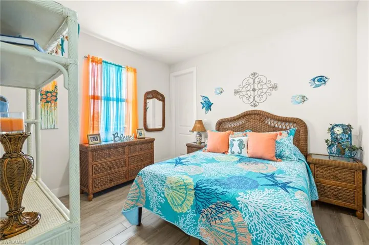 Bedroom featuring wood finished floors