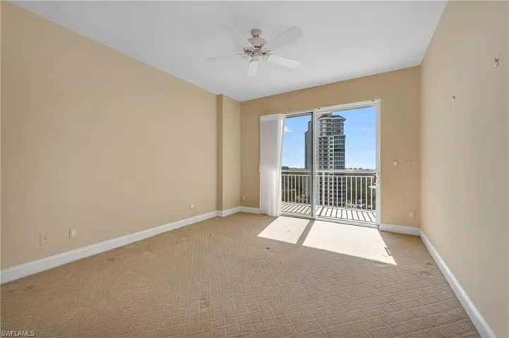 Bedroom with private balcony!