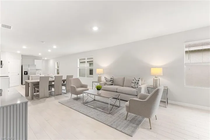 Living room featuring light hardwood / wood-style floors