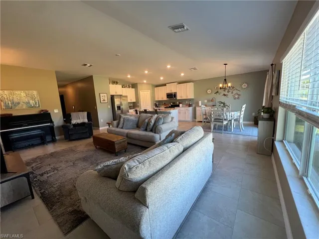 Open floor plan living!