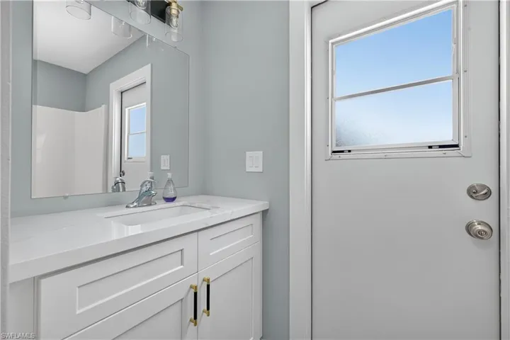 Guest Bathroom with Pool Access