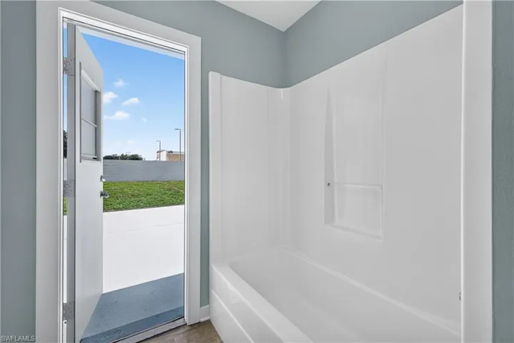 Guest Bathroom with Pool Access