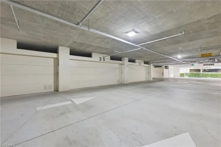 Garage oversized two car garage with private elevator to 3rd floor condo