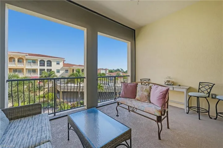 Lanai off main living area screened balcony